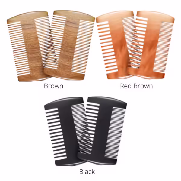 Dual Action Beard & Mustache Comb