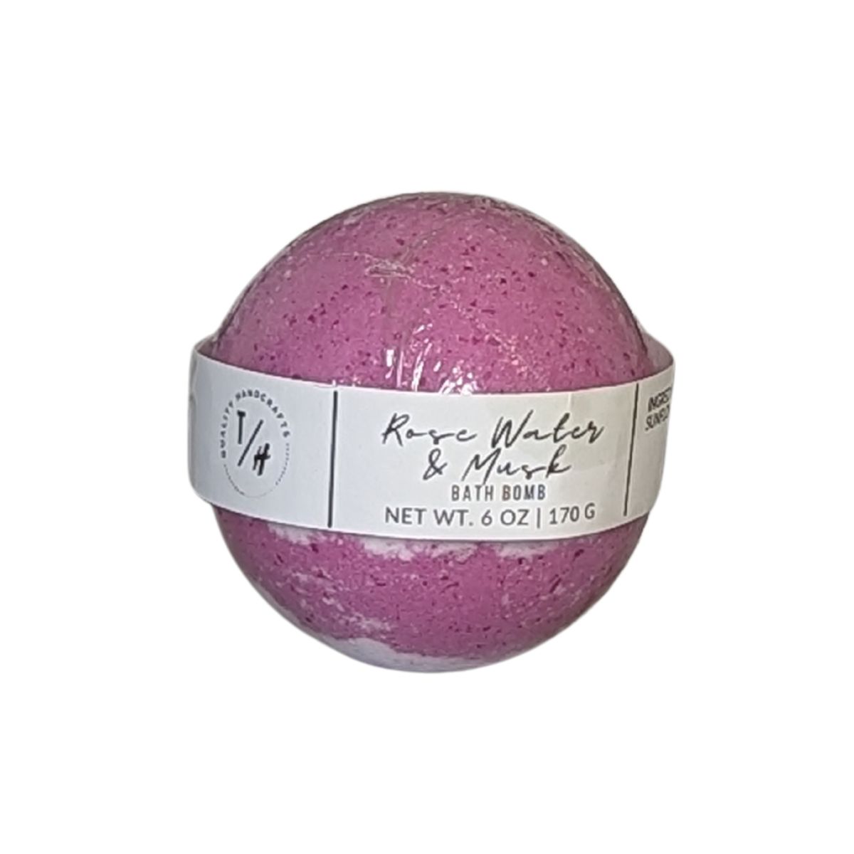 Rose Water & Musk Bath Bomb » Toliver's Handmade